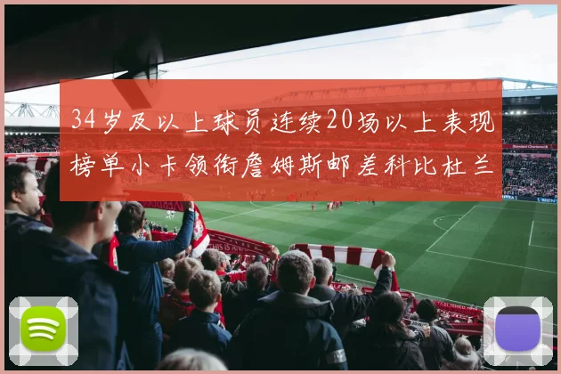 34岁及以上球员连续20场以上表现榜单小卡领衔詹姆斯邮差科比杜兰特上榜